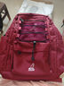 KANGOL官方双肩包中号女大学生简约百搭运动背包防水大容量潮牌电脑书包 酒红色 实拍图