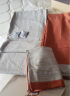 罗莱家纺 全棉磨毛四件套床单被套床上用品加厚保暖冬季 橘色 220*250 晒单实拍图
