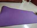 浪比速瑜伽垫防滑男女加厚加宽瑜珈健身运动地垫子跳绳减震静音垫家用 【185*80cm】紫色 含：绑带+背包 15mm(厚度） 实拍图