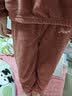 有只绵珊瑚绒家居服套装女居家仙女暖暖睡衣加绒加厚舒适保暖居家两件套 小花朵套装-藕粉 均码 【适合80-140斤】 实拍图