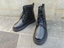 卡帝乐鳄鱼（CARTELO）马丁靴男款秋冬季2025工装靴子男厚底皮靴高帮男靴作战靴 黑色 42 实拍图