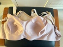 嫚熙（EMXEE）孕妇哺乳内衣喂养胸衣舒适上托聚拢怀孕期喂奶文胸非纯棉女 凝脂肤 XL 实拍图