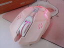 银雕 无线游戏鼠标机械手感可充电款式男女生适用usb通用型鼠标办公商务炫光笔记本台式电脑无线鼠标电 A9电竞小猪猪【无线2.4G】静音/充电 官方标配 实拍图
