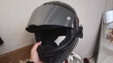 GSB361头盔摩托车头盔全盔冬季机车骑行男士女全覆式361gt安全帽四季 大尾翼 闪光黑（透明镜片） 3XL （60-62cm） 实拍图