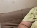 芝华仕XJ014大号棕色沙发简约懒人小户型布艺单人休闲椅毛毛虫 实拍图