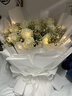维尔斯全国鲜花同城配送满天星玫瑰碎冰蓝花束生日鲜花小时达礼物 【芳香四溢】11朵白玫瑰+茉莉花 今日达|次日达|其他时间联系客服 实拍图