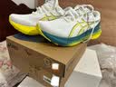 亚瑟士ASICS跑步鞋男鞋稳定运动鞋透气支撑舒适跑鞋 GEL-KAYANO 30 白色/黄色 39 实拍图