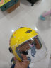 smart4u儿童头盔电动车电瓶车摩托卡通儿童安全头盔四季防风儿童盔KH2黄 实拍图