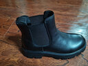 百丽（Belle）切尔西靴男冬季新商场同款增高加绒马丁短靴A0598DD1预售 黑绒里-A0598(筒高11CM) 41 (255mm) 实拍图