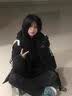 托玛菲羽绒棉服女冬季加厚棉衣外套2026年新款韩版小个子棉袄学生面包服 黑色 M 码 实拍图
