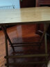 木马人简易免安装折叠桌餐桌饭桌餐桌椅收纳桌椅小方桌长木桌子茶几茶桌 升级款-茶色正方形80*80 实拍图