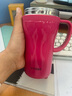 虎牌（TIGER）保温杯不锈钢480ml办公杯男女时尚泡茶水杯茶滤网CWN-A48C 粉色回忆PI 480ml 实拍图