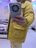 dickies棉服 可脱卸毛领字母印花多口袋夹克百搭厚外套 9551 姜黄 L 实拍图