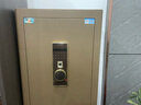 虎牌保险柜家用小型指纹密码WiFi保险箱办公全钢防盗可入墙 80咖啡色 驭尚系列（密码+指纹+京东小家App智控WiFi） 实拍图