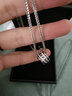 飒雅 小蛮腰项链男潮流小众男生挂坠时尚饰品520礼物锁骨链男士吊坠 银色55厘米【项链长度备注】 实拍图
