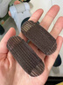 羡苡 2个装头发垫增高蓬松发夹神器海绵碎发刘海高颅顶隐形无痕魔术贴 咖色透气款2个装 实拍图