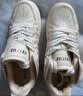 飞跃（Feiyue）官方小白鞋男鞋女鞋厚底百搭休闲德训鞋子舒适情侣款潮流运动板鞋 米色 35 (225mm) 实拍图