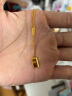 周大福 金条金砖黄金项链(工费880)40cm 约7.1g F226470 实拍图