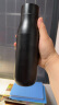 miGo马卡龙保温杯 316不锈钢便携水杯 男女通用大容量茶杯450ml星河黑 晒单实拍图