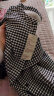 无印良品（MUJI）女式法兰绒 立领衬衫 格子 内搭 衬衣  BCB19C1A 黑色格纹 L 晒单实拍图