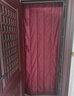 舒绋 定制冬季棉门帘加厚保暖隔音防风挡风保温防寒家用免打孔门帘 酒红色-无窗口 定制专拍 实拍图