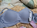 华歌尔蓝标小懒猫美拉德色系3D软支撑内衣无钢圈小胸聚拢收副乳文胸3502 (背钩款)奶茶色 M 实拍图