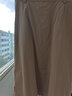 佐丹奴裙子女夏季纯棉纯色显瘦a字裙时尚压褶半身裙13464238 实拍图