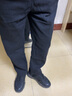 西域传奇牛仔裤男夏季潮牌高街宽松直筒裤子男百搭纯色阔腿复古休闲长裤男 黑色常规 XL(建议115斤-140斤） 实拍图