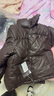 锐竹免洗PU皮棉服女2024年新款冬季短款加厚面包服小个子棉衣洋气外套 咖啡色 L  建议120-140斤 实拍图