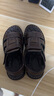 【厂家直销】凉鞋男士夏季新款牛皮沙滩鞋真皮厚底防滑大码凉拖鞋 棕色 37 实拍图