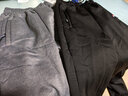 策息加厚加绒裤子男秋冬休闲裤男直筒修身长裤棉裤工装裤保暖男装裤子 加绒黑色直筒+加绒深灰直筒 L-建议100-110斤左右 实拍图