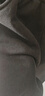 俞兆林（YUZHAOLIN）中老年女装加绒裤子冬季外穿奶奶松紧高腰直筒妈妈装加厚保暖棉裤 黑灰色  加绒 3XL  建议120-135斤 实拍图