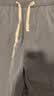 真维斯（Jeanswest）天丝超薄抗皱休闲裤男夏季新款宽松直筒男裤百搭阔腿长裤子男士 蓝色 3XL 实拍图