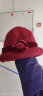 侬依拉中老年帽子女冬季奶奶兔毛针织毛线帽老年人冬天老人帽妈妈帽围巾 酒红色帽子 晒单实拍图