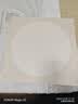 得力（deli）宣纸卡纸 文房四宝 国画扇面工笔画书法画软卡圆形镜片纸 半生熟内圆 外仿古33*33cm10张 礼物 实拍图