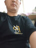 简男【纯棉2件装】长袖t恤男士纯棉圆领秋衣男装外穿春秋季打底衫衣服 KY黑+小山黑 2XL 建议150-170斤 实拍图