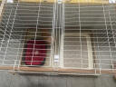 爱丽思（IRIS）狗围栏宠物笼子狗狗木质狗栅栏猫咪护栏大型犬泰迪用品 XL号茶色（加长加高款） 笼顶需加拍 实拍图