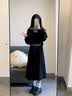 欧迪惠（Oudihui）法式连衣裙女装2026年春秋季新款衣服一整套学院风减龄裙子女套装 黑色三件套 S 实拍图