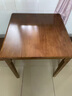 实木四方桌棋牌桌餐桌掼蛋专用桌打牌桌八仙桌出租屋家用饭桌方桌 胡桃色【单桌】 80cm x80x75 实拍图