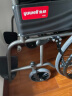 鱼跃（yuwell）【金榜第一】轮椅H051折叠老人轻便旅行手推车 钢管加固耐用免充气胎 手动轮椅车代步车 实拍图