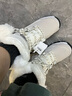 郝麦雪地靴女防寒40度加绒防水防滑东北哈尔滨棉鞋户外登山冬季 米白色【经典款】加绒加厚 41 可拍大一码 实拍图