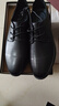 特磊锡男士秋季真皮正装商务休闲英伦软皮尖头透气低跟软底通勤大码皮鞋 黑色-皮鞋码 44 (270mm) 【标准皮鞋尺码】 实拍图