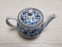千代源光峰小蓝芽线唐草茶杯茶壶 日本原装进口陶瓷品茗杯日式茶具套装  小蓝芽茶壶 实拍图
