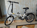大行（DAHON） 顺丰发货折叠休闲自行车20寸通勤款单车6变速折叠车HAT061 白色 实拍图