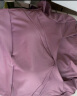 徽昂运动套装女瑜伽服跑步健身服速干衣夏季胸垫t恤拼接短袖长裤紫XL 晒单实拍图