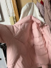 雪中飞秋冬新款内外撞色假两件时尚休闲宽松版型女士短款羽绒服 粉色 165/88A 晒单实拍图