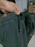 衣然呈品春秋季牛仔裤男系带松紧腰宽松百搭哈伦裤加绒加厚休闲长裤子男裤 灰色【加绒】 XL【建议120-135斤】 实拍图