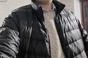 啄木鸟轻薄羽绒服男秋冬季款外套男连帽情侣加绒保暖袄子冬装上衣服男装 1800-1黑色【立领款】 3XL （160-180斤） 实拍图
