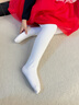 艾舞戈儿童舞蹈袜女童秋冬加绒连裤袜舞蹈练功专用袜子宝宝打底袜 【900D】白色-加绒 M码 (身高110-125cm) 实拍图