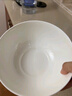 晟普（shengpu）唐山骨瓷碗家用纯白陶瓷饭碗微波炉米饭碗面碗汤碗粥碗吃饭碗餐具 7英寸奥碗大面碗【2个装】 实拍图